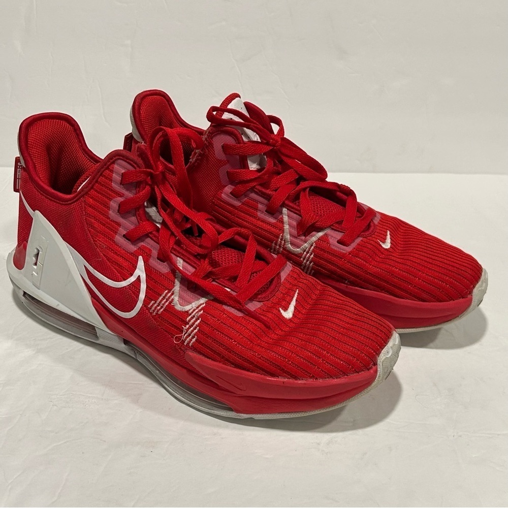 Nike LeBron Witness 6 TB University Red And White Color, Basketball